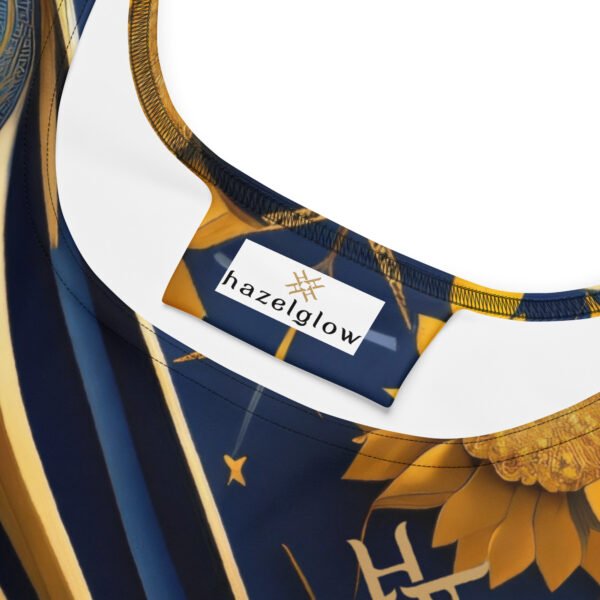 Skater Designer Print Dress Hazelglow D 001